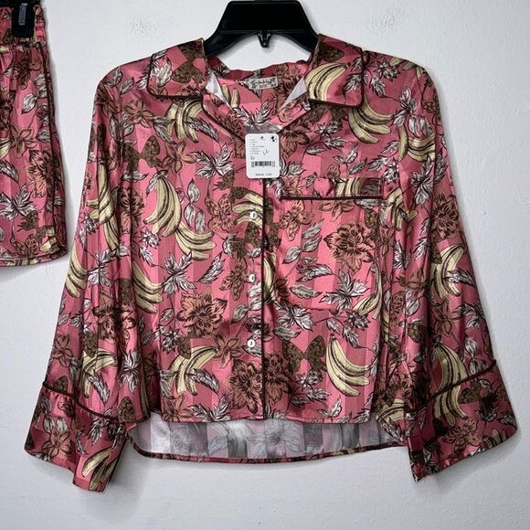 Free People Pillow Talk Satin Pajama Set Size XS - Picture 5 of 8